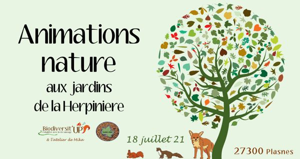 Animations nature aux jardins de la Herpinière