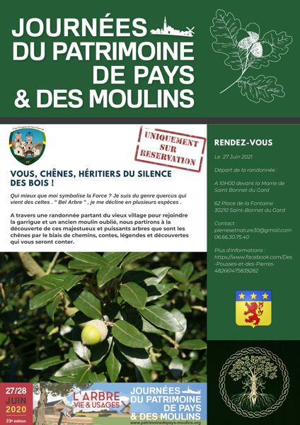 Journée du Patrimoine de Pays et des Moulins