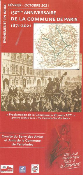 Il y a 150 ans la Commune de Paris: la Révolution de 1871 et l'Indre, regards et réalités en Province rurale