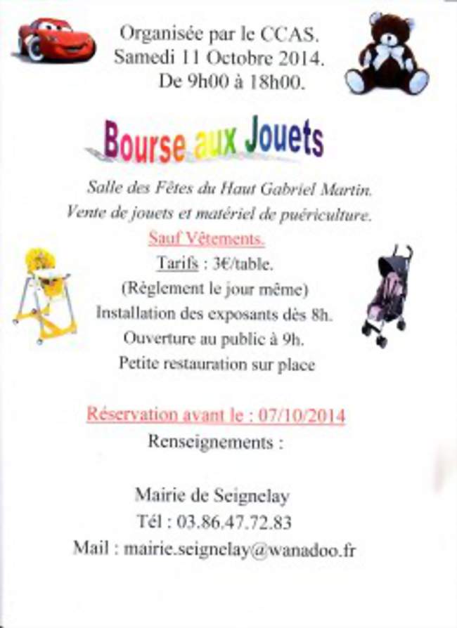 Bourse aux jouets