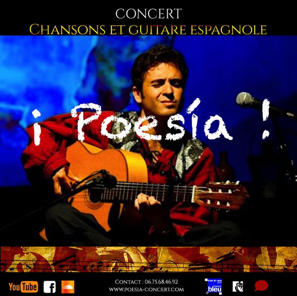 ¡ Poesía ! Chansons et guitare espagnole