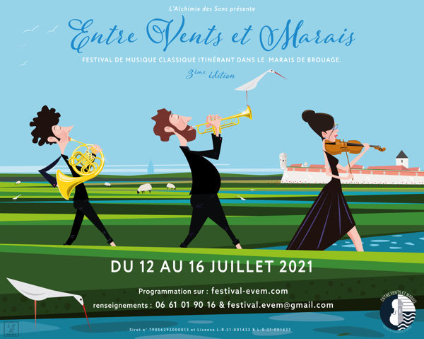 Concert d’ouverture du festival Entre Vents et Marais « Ôde à la Nature »
