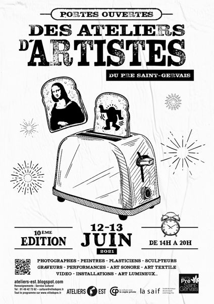 10e édition des Portes des Ouvertes d’Ateliers d'Artistes du Pré Saint-Gervais