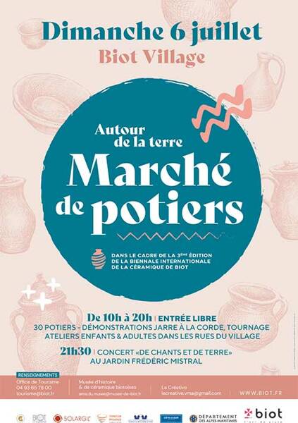 Marché Potier de Biot