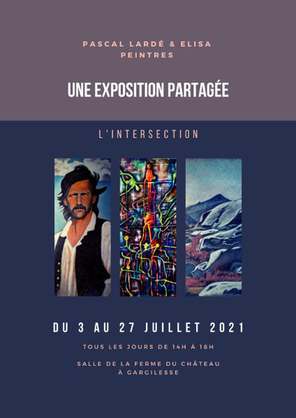 Exposition des peintres Pascal LARDE et ELISA : L'intersection