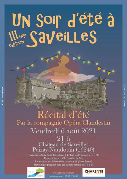 Un soir d'été à Saveilles - Récital d'Opéra