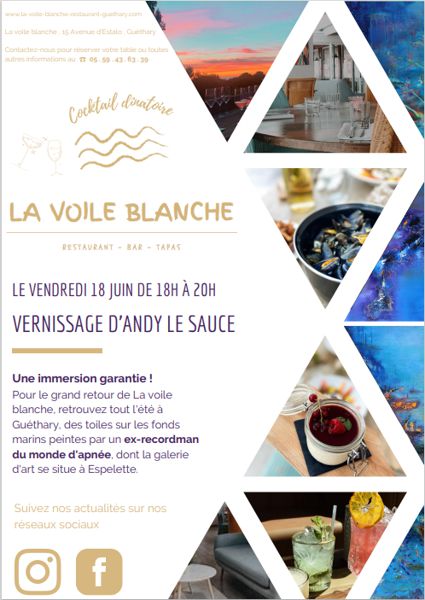 Exposition de peinture - vernissage