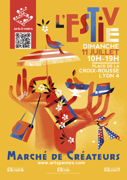 11 juillet : marché des créateurs L'Estive Place la Croix-Rousse à Lyon