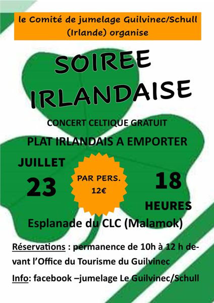 Soirée irlandaise