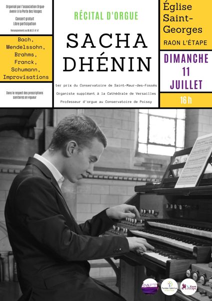 Récital d'orgue par Sacha Dhénin