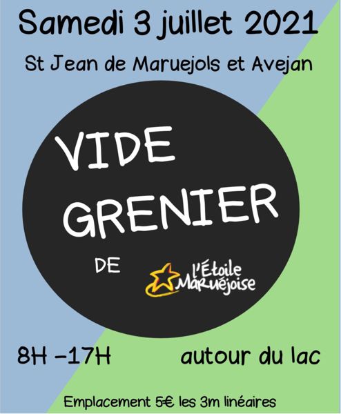 vide grenier de juillet de l'etoile maruejoise