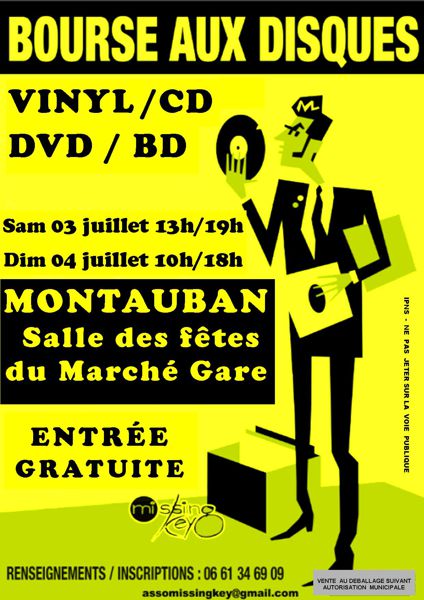 6è Bourse aux DISQUES VINYL, CD, DVD & BD