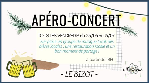 Apéro-concert le 02 juillet