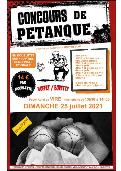 Pétanque à Viré