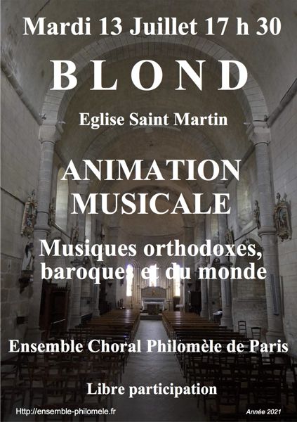 Concert de musique chorale : musiques orthodoxe, baroque et du monde