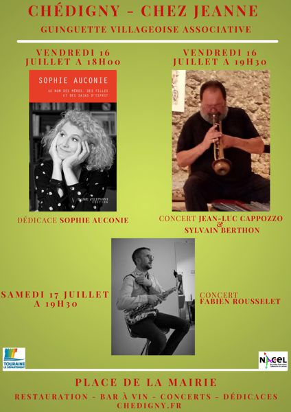 CONCERTS CHEZ JEANNE GUINGUETTE VILLAGEOISE ASSOCIATIVE