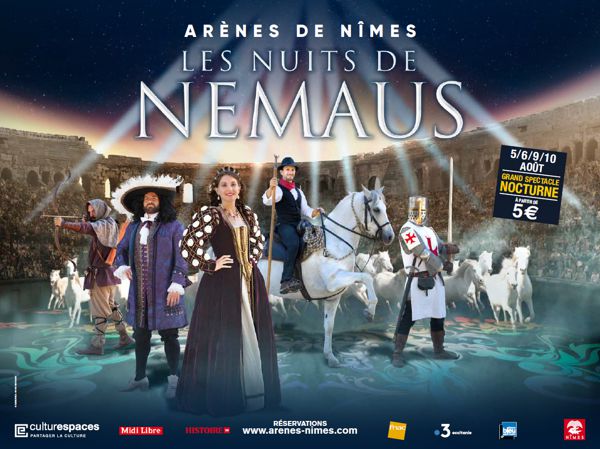 Arènes de Nîmes - Les Nuits de Nemaus, grand spectacle nocturne