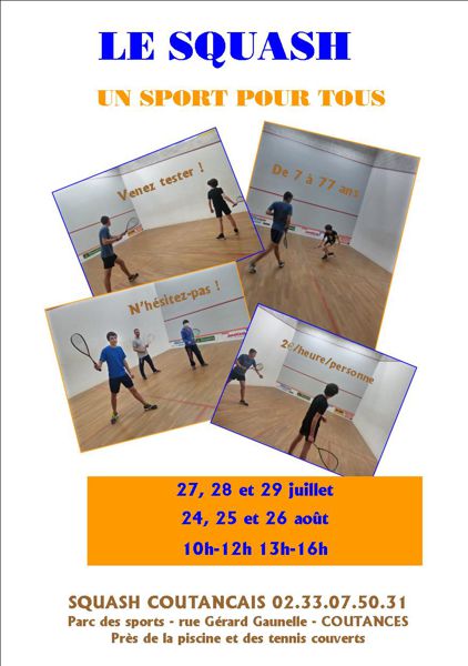 Initiation au squash