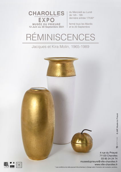 Exposition Réminiscences ; Jacques et Kira Molin, 1965-1989