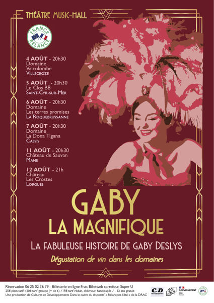 GABY LA MAGNIFIQUE, La fabuleuse histoire de Gaby Deslys