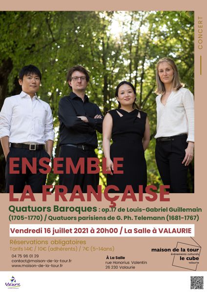 Ensemble la Française : quatuors baroques