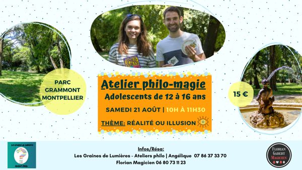 Ateliers philo-magie adolescents Montpellier