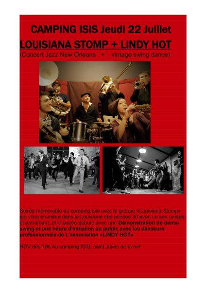 Concert Jazz New Orleans + initiation danse swing vintage (Lindy Hop)