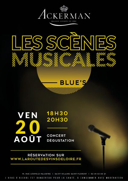 Les Scènes Musicales - Vendredi 20 août à Saumur