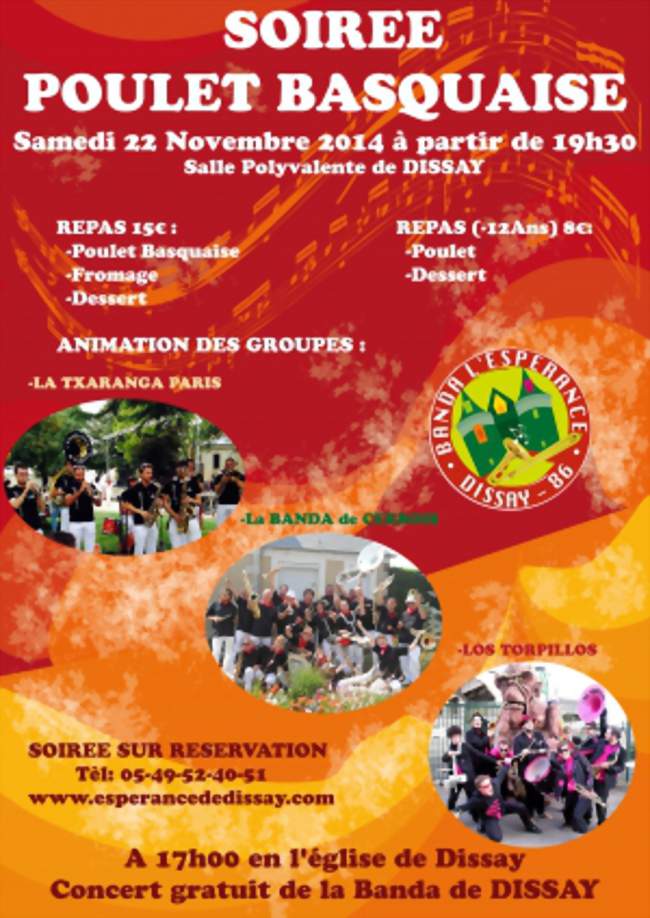 Soirée poulet basquaise