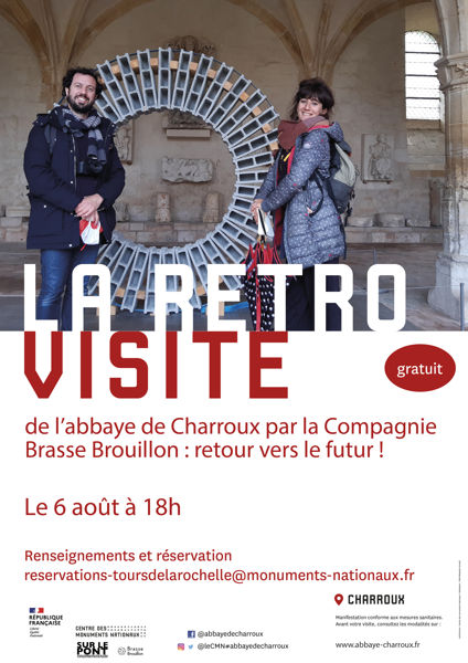 La rétro-visite de l'abbaye de Charroux