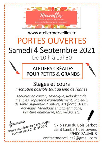 PORTES OUVERTES de l'Atelier MERVEILLES