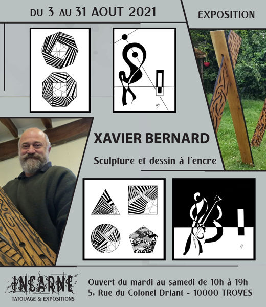Exposition Xavier BERNARD Artiste Celte