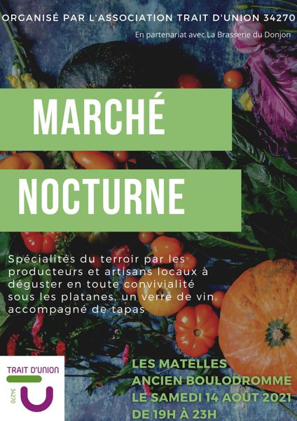 Marché nocturne artisanal et gourmand