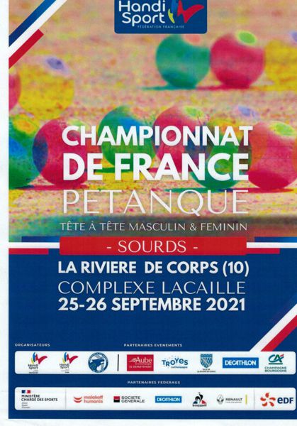 Championnat de francen de Petanque Sourds