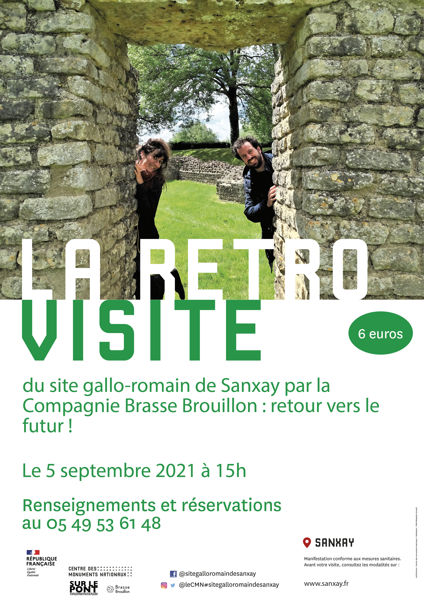 La rétro-visite du site gallo-romain de Sanxay