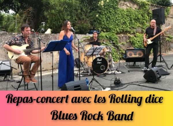 Concert-repas avec les ROLLING DICE