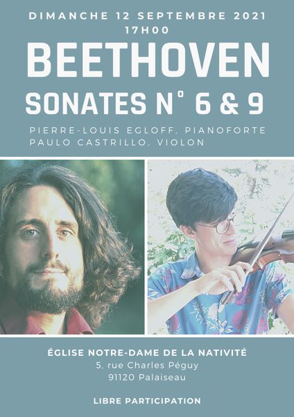 Beethoven, Sonates pour pianoforte et violon n° 6 & 9