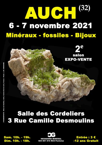 2e SALON MINERAUX FOSSILES BIJOUX