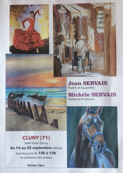 Exposition Peintures Jean et Michèle SERVAIS