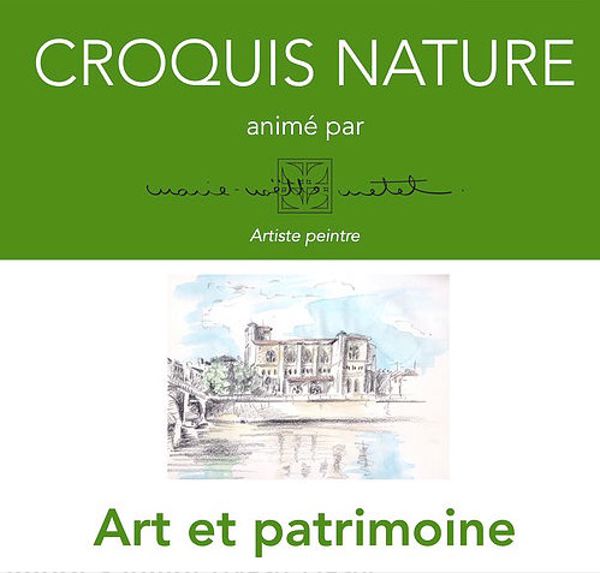 Croquis nature - Art et patrimoine, Romans-sur-Isère