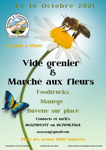 Vide-Grenier & Marché aux fleurs en pays Gabardan