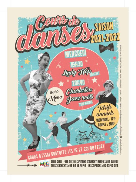 Cours de Lindy hop et Charleston gratuits