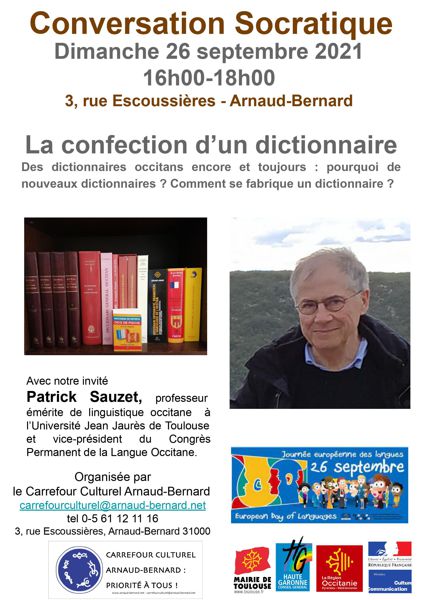 Conversation Socratique : La confection d’un dictionnaire