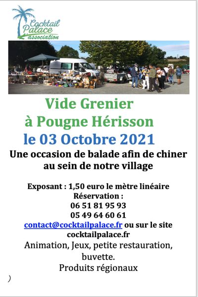 Vide grenier de l'automne