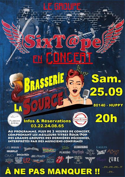 SIXTAPE en concert à 