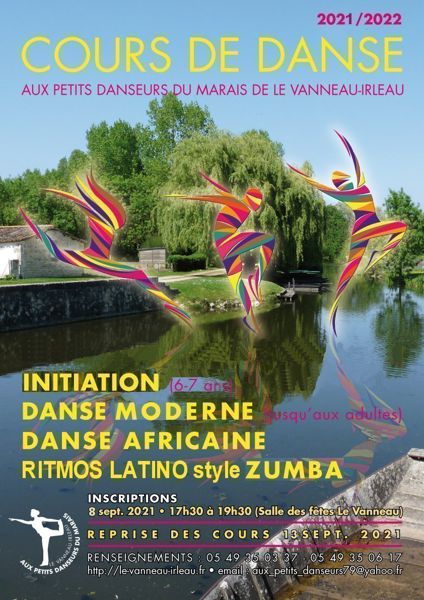 Cours de danse sur Le Vanneau Irleau