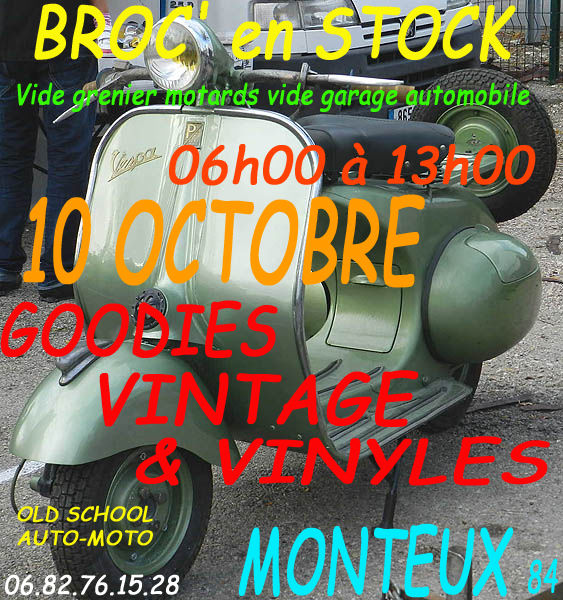 Vide garage auto-moto vintage  à MONTEUX 84
