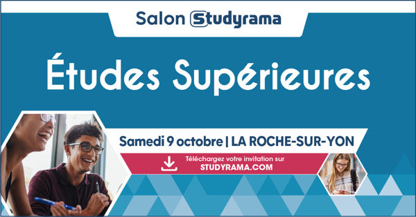 Studyrama - Salon des Etudes Supérieures à la Roche-sur-Yon le 09/10