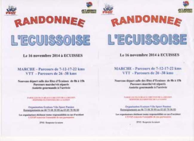 Randonnée L'Ecuissoise