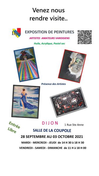 Exposition de peintures par artistes amateurs